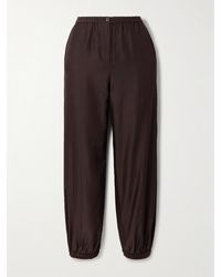 JOSEPH - Taio Hose Mit Schmal Zulaufendem Bein Aus Einer Seiden-Baumwollmischung - Lyst