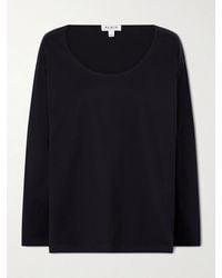 Alaïa - Cotton-Jersey T-Shirt - Lyst