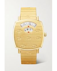 gucci gold plated ladies watch