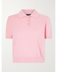 Gucci - Embroidered Wool Polo Sweater - Lyst