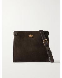 Metier - Stowaway Suede Shoulder Bag - Lyst