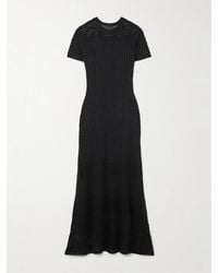 Escvdo - Pallay Open-Knit Cotton Maxi Dress - Lyst