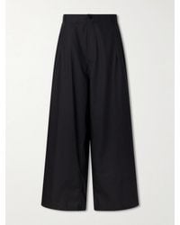 Jamie Haller - The Lotus Cotton-Poplin Wide-Leg Pants - Lyst