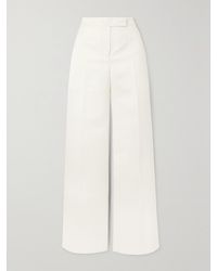 Sa Su Phi - Net Sustain Andrea Wool And Silk-Blend Wide-Leg Pants - Lyst