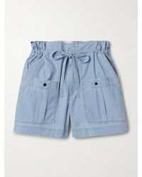 Isabel Marant - Valdina Cotton-Chambray Shorts - Lyst