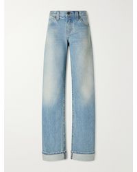 KHAITE - Karo Mid-Waist Wide-Leg Jeans - Lyst
