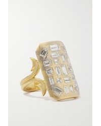 Sylva & Cie Ten Table Ring Aus 18 Karat Gold Mit Diamanten - Weiß