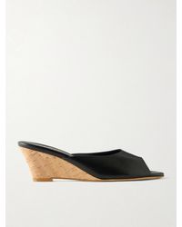 Jamie Haller - The Kit Slide Leather Platform Sandals - Lyst