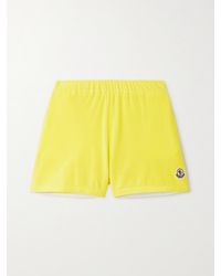 Moncler - Cotton-Blend Terry Shorts - Lyst