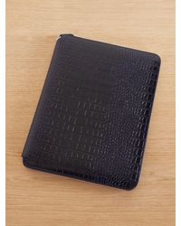 Smythson - Mara Croc-Embossed Leather A4 Folder - Lyst