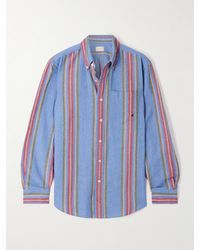 Aimé Leon Dore - Striped Cotton Oxford Shirt - Lyst