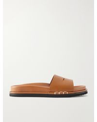 JW Anderson - Fussbett Leather Slides - Lyst