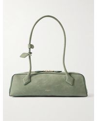 Alaïa - Le Teckel Medium Nubuck Shoulder Bag - Lyst