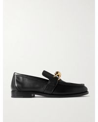 Bottega Veneta - Astaire Embellished Leather Loafers - Lyst