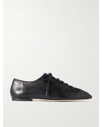 Aeyde - Isla Flache Schuhe Aus Leder - Lyst