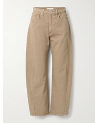 Mother - The Half Pipe Flood High-Rise Barrel-Leg Jeans - Lyst