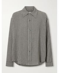 mfpen - Vacation Checked Cotton-Blend Shirt - Lyst