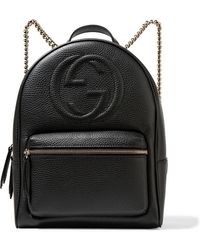 gucci small black backpack