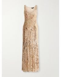 Jenny Packham - Solaris Sequin And Crystal-Embellished Tulle Gown - Lyst