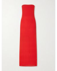 STAUD - Liliana Tulle Maxi Dress - Lyst
