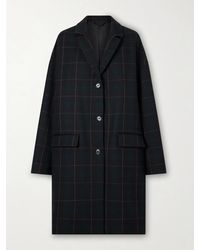 TOTEME - Checked Wool-Blend Coat - Lyst