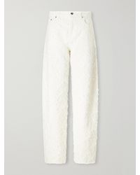 Haikure - Clyde Double Frayed Mid-Rise Barrel-Leg Jeans - Lyst