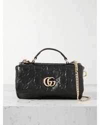 Gucci - Gg Milano Schultertasche Aus Geprägtem Leder Mit Wattierung - Lyst
