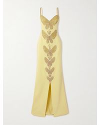 Georges Hobeika - Embellished Silk-Blend Crepe Gown - Lyst