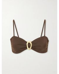 Away That Day - Cabo Verde Embellished Bikini Top - Lyst