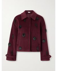Jonathan Simkhai - Katya Bead-Embellished Wool-Blend Jacket - Lyst