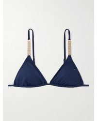 Melissa Odabash - Maldives Embellished Triangle Bikini Top - Lyst