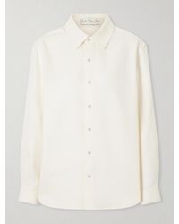 God's True Cashmere - Solid Linen Shirt - Lyst