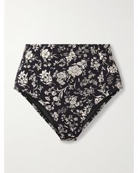 Ulla Johnson - Zahara Bikini-Höschen Mit Blumenprint - Lyst
