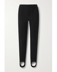 Womens Clothing Trousers 3 MONCLER GRENOBLE Flared Ski Pants in Black Slacks and Chinos Full-length trousers 