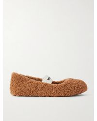Moon Boot - Shearling Ballet Flats - Lyst