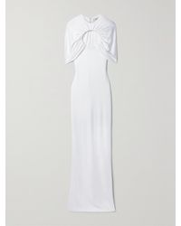 Et Ochs - Cape-Effect Cutout Ruched Stretch-Jersey Gown - Lyst
