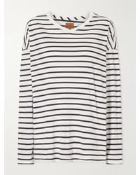 Jamie Haller - The High Striped Cotton T-Shirt - Lyst