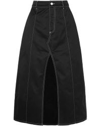 Georgia Alice Slouch Midi Skirt - Black