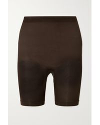 Skims Barely There Mid-thigh Shorts in Brown