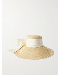 Eugenia Kim - Mirabel Grosgrain-Trimmed Straw Sunhat - Lyst