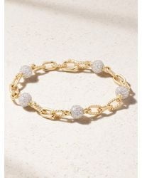 David Yurman - Dy Madison Rhodium-Plated 18-Karat Diamond Bracelet - Lyst