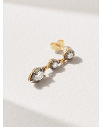 Jacquie Aiche - Sophia 14-Karat, Rhodium And Diamond Single Earring - Lyst