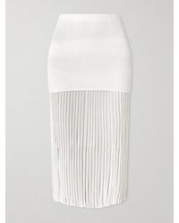 Proenza Schouler - Luiza Ribbed-Knit Midi Skirt - Lyst