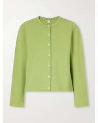 Flore Flore - Poppy Organic Cotton-Jersey Cardigan - Lyst