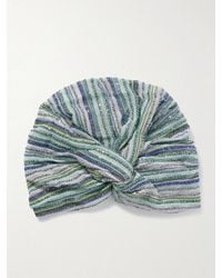Missoni - Sequin-Embellished Metallic Crochet-Knit Turban - Lyst