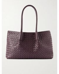 Bottega Veneta - Pinacoteca Small Intrecciato Leather Tote - Lyst
