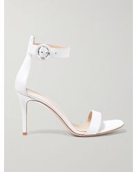 Gianvito Rossi - Portofino 85 Leather Sandals - Lyst