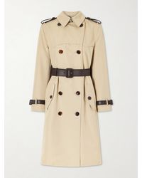 Burberry - Foxfield Silk And Cotton-Blend Trench Coat - Lyst