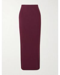 Skims - Soft Lounge Ribbed Stretch-Modal Maxi Skirt - Lyst
