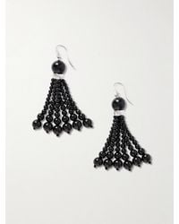 Le Sundial - Venice Opera Tasseled Onyx Earrings - Lyst